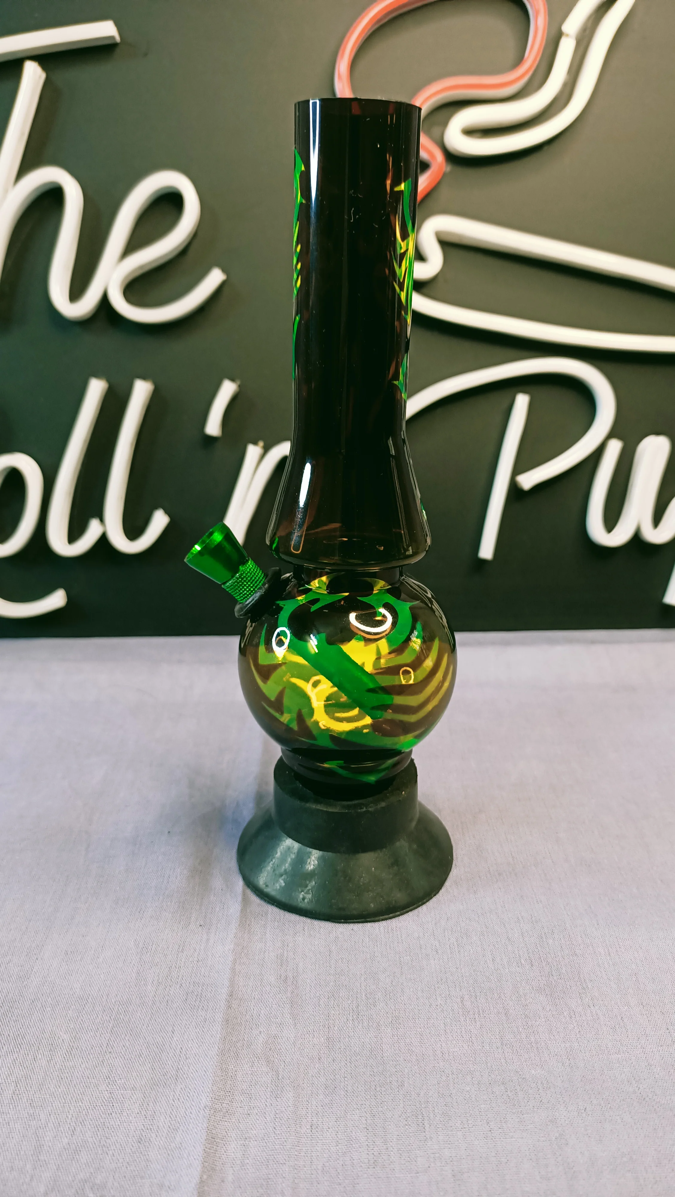 Acrylic Bong (8 inches 30mm) Assorted Design - Image 6